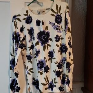 Loft floral sweater